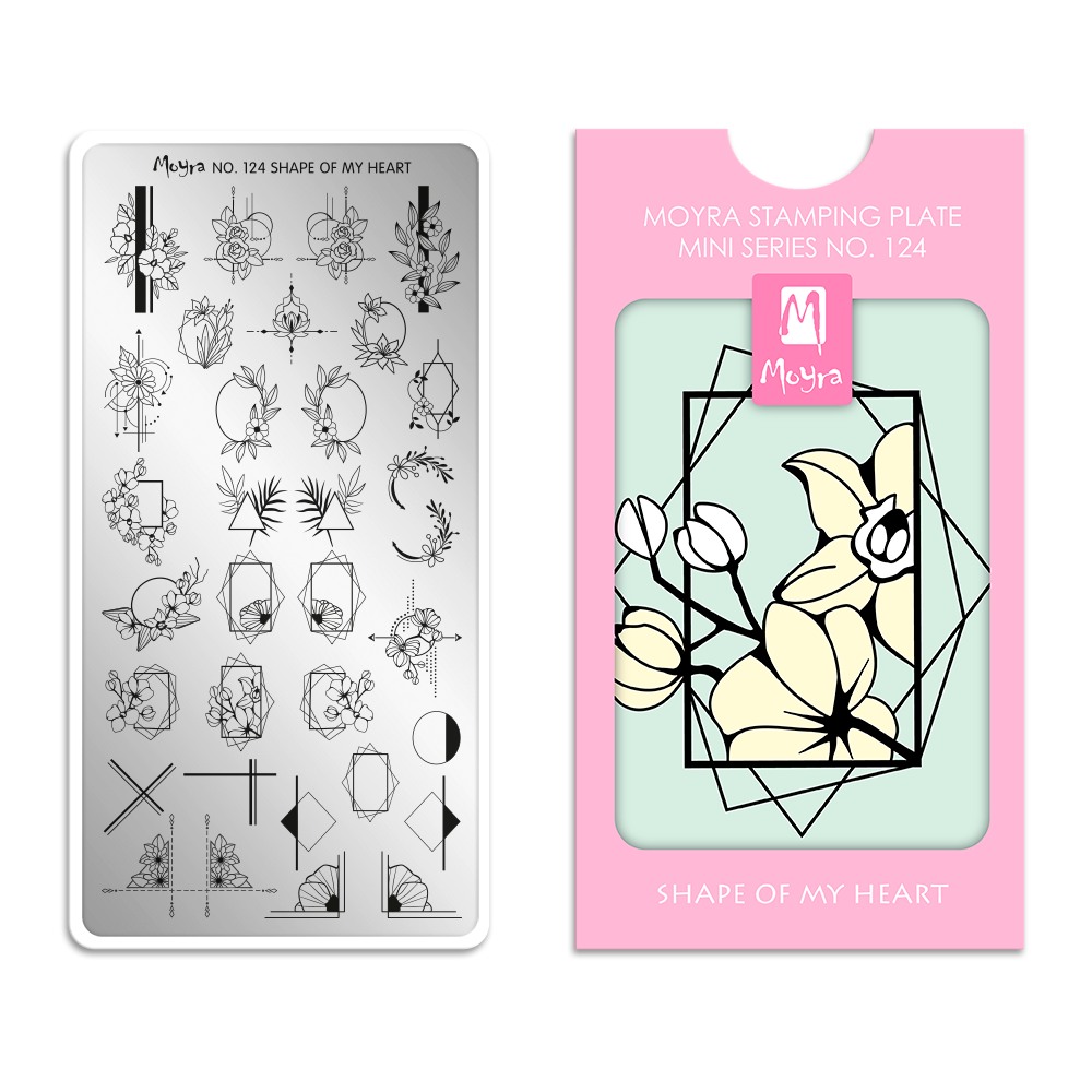 Moyra Stamping Plate Mini 124 - Shape of my Heart