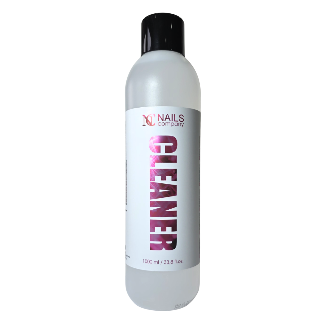 Bouteille de Cleaner Nails Company 1L, liquide dégraissant pour préparer la plaque et retirer la couche collante en onglerie