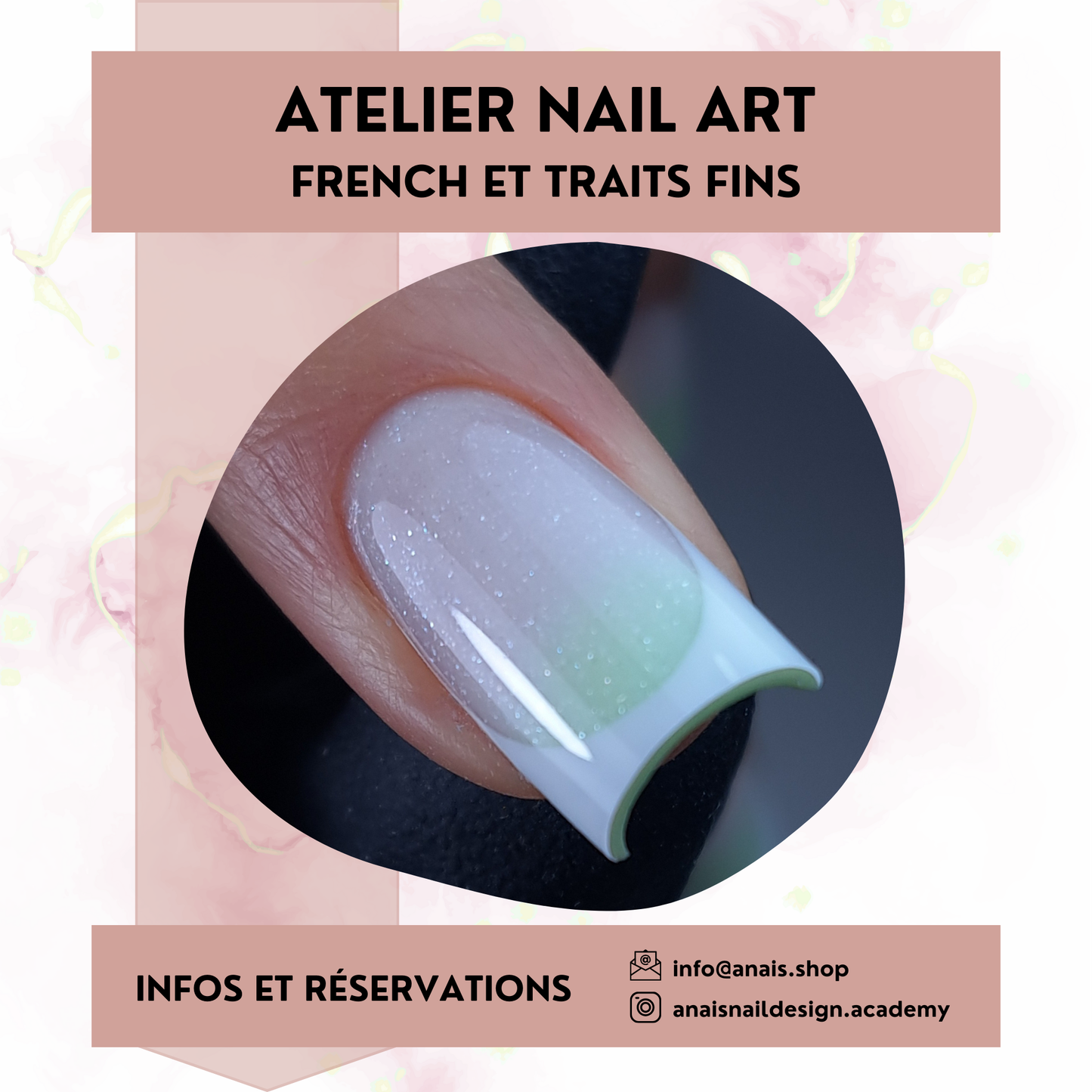 Atelier Nail Art - French et Traits fins