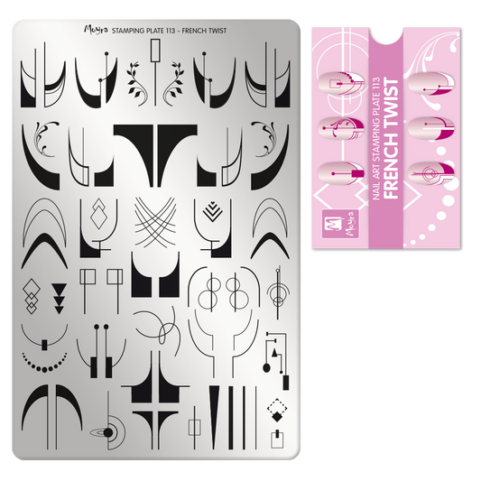 Moyra Stamping Plate 113 - French Twist