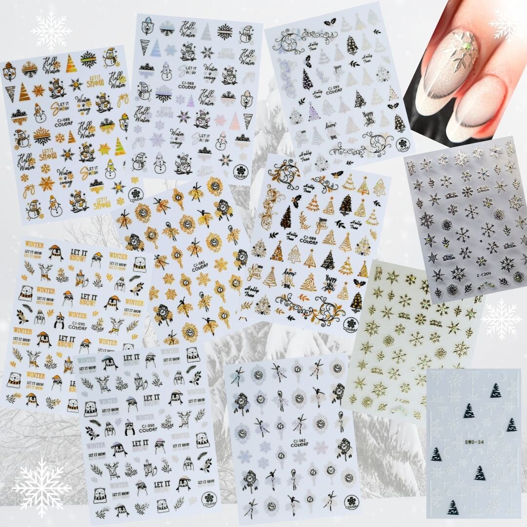 Nail Art Stickers –  Noël