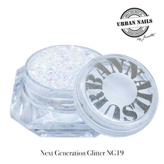 Next Generation Glitter 19 - Blanc bleuté