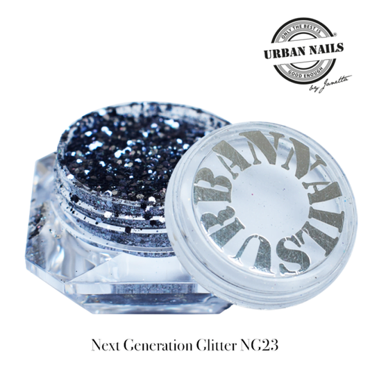Next Generation Glitter 23 - Noir / Argent