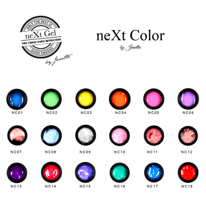 NeXt Gel Color 09 - Argent pailleté