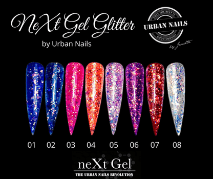 NeXt Gel Glitter 01 - Blue