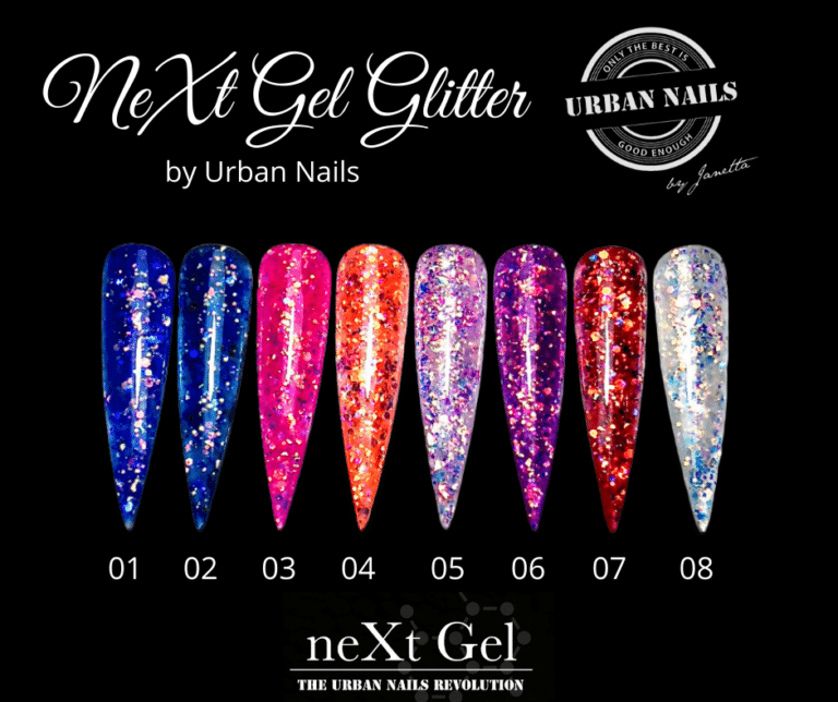 NeXt Gel Glitter 03 - Fluo pink
