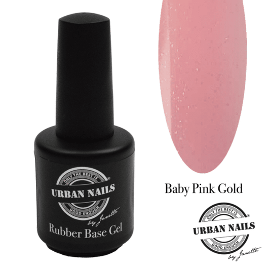 Rubber Base Gel (RIAB) - Baby Pink Gold (15ml)