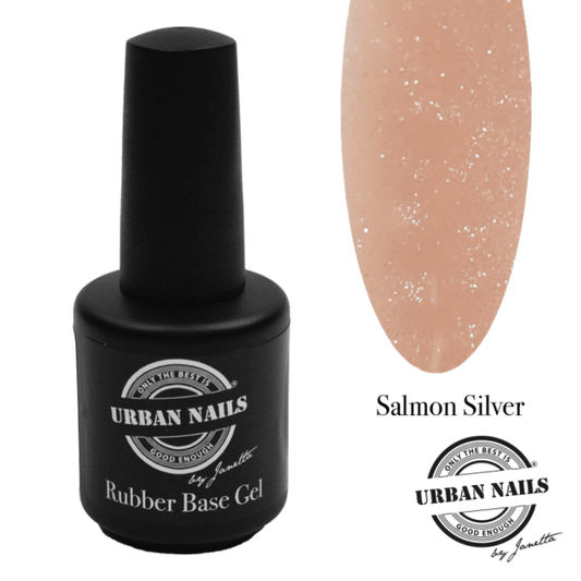 Rubber Base Gel (RIAB) - Salmon Silver (15ml)