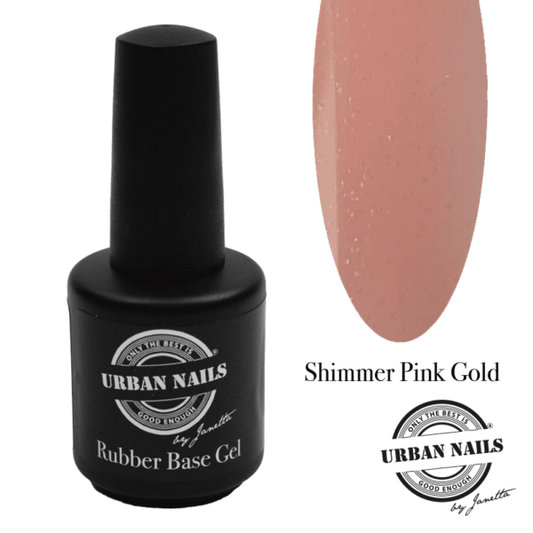 Rubber Base Gel (RIAB) - Shimmer Pink Gold (15ml)