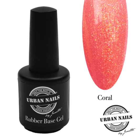 Rubber Base Gel (RIAB) - Coral (15ml)