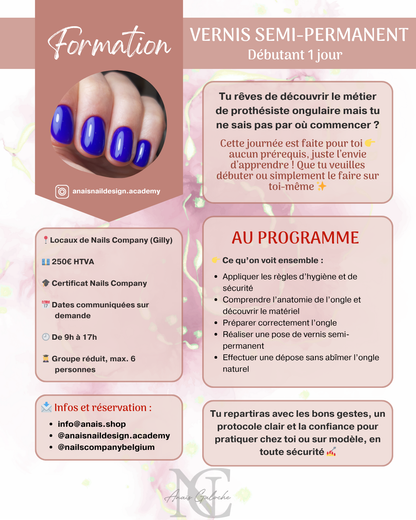 Vernis semi-permanent - débutant