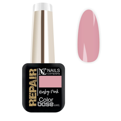 Base Repair Baby Pink de Nails Company en flacon 6 ml avec tips, base rose douce pour vernis semi-permanent