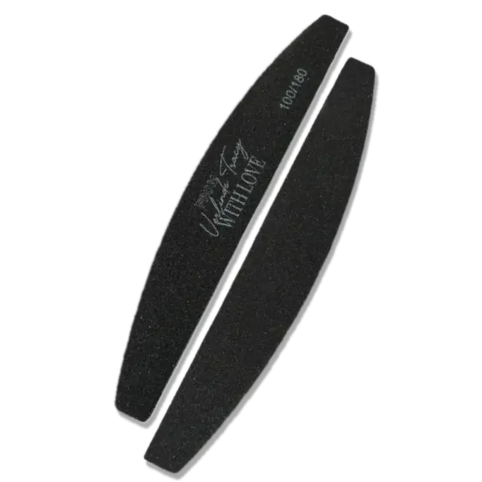 Buffer pour ongles 100/180 de Nails By Tracy (NBT), bloc abrasif à deux grains pour la préparation et la finition des ongles
