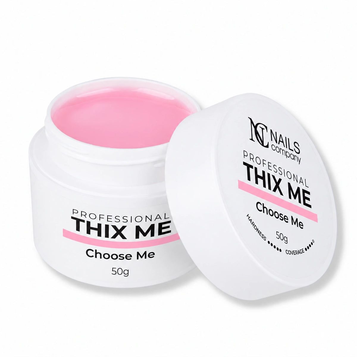 Pot ouvert du gel de construction Thix Me Choose Me rose chaud naturel de Nails Company