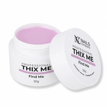 Pot ouvert du gel de construction Thix Me Find Me blanc laiteux naturel de Nails Company