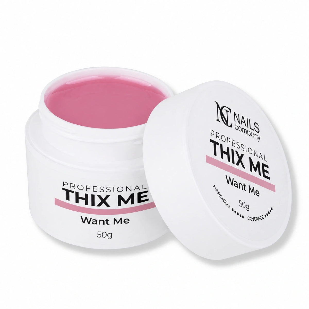 Pot ouvert du gel de construction Thix Me Want Me rose clair de Nails Company