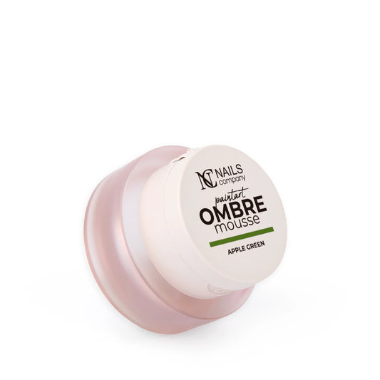 Gel paint Ombre Mousse Apple Green Nails Company vert frais en pot fermé pour ombré et baby boomer.