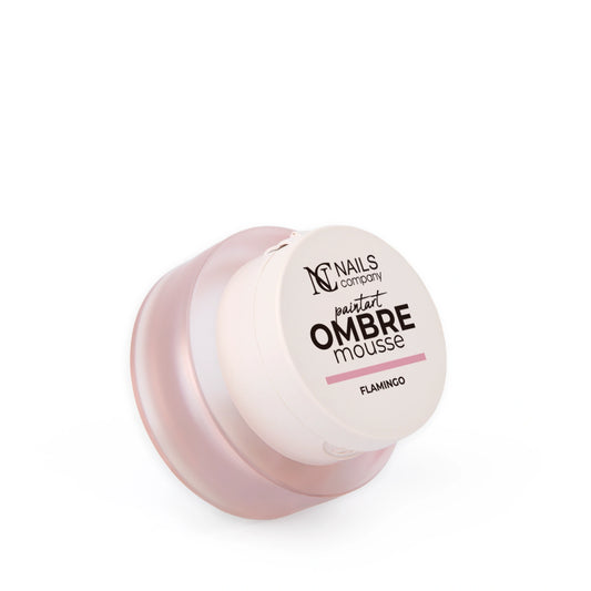 Gel paint Ombre Mousse Flamingo Nails Company rose doux en pot fermé pour ombré et baby boomer.