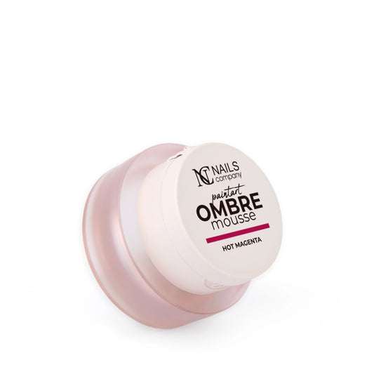 Gel paint Ombre Mousse Hot Magenta Nails Company rose fuchsia en pot fermé pour ombré et baby boomer.