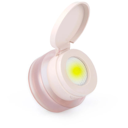 Pot ouvert du gel paint Paintart Ombre Mousse Lemon Pop avec sa teinte jaune néon et son tamis visibles