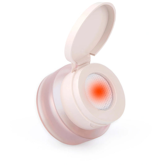 Pot ouvert du gel paint Paintart Ombre Mousse Mango Tango avec sa teinte orange néon et son tamis visibles