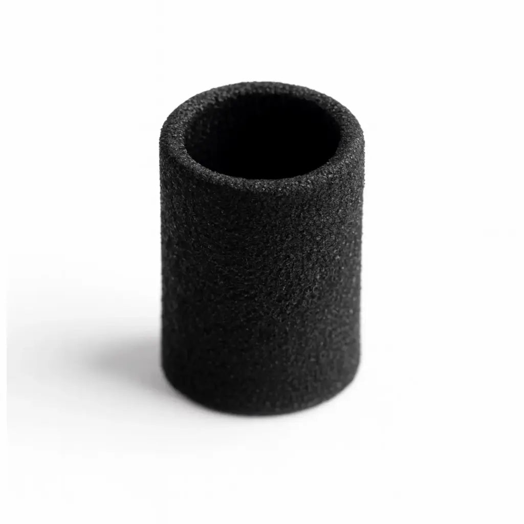 Manchon abrasif Emeris NBT Nails Company pour ponceuse, embout cylindrique utilisé pour préparation et finition des ongles.