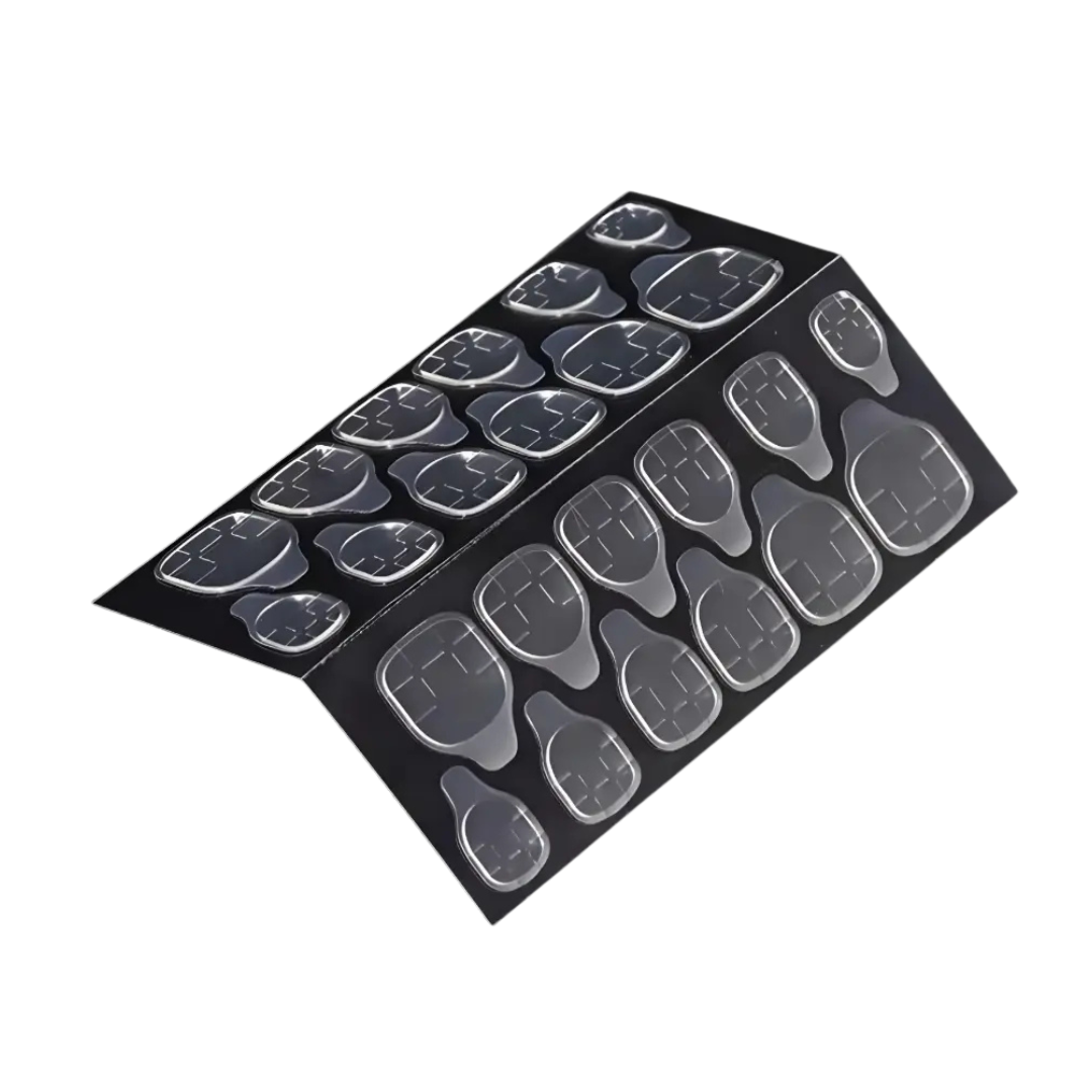 Autocollants Pad Gel Press-On pour capsules et SnapNails, pads adhésifs permettant une pose press-on stable sans colle liquide