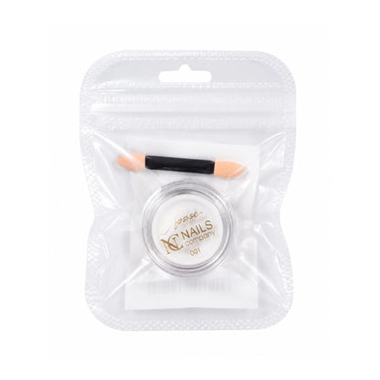 Sachet contenant le flacon du Pigment Glassé 001 de Nails Company et son applicateur