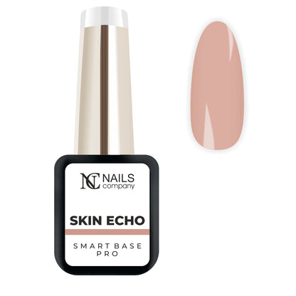Smart Base Pro Skin Echo Nails Company 6 ml nude beige rosé présentée avec tip naturel.