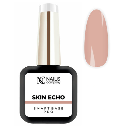 Smart Base Pro Skin Echo Nails Company 11 ml nude beige rosé présentée avec tip couvrant.