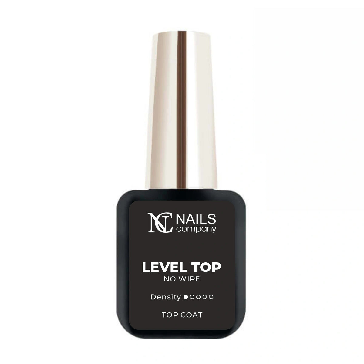 Flacon de 6 ml du top coat Level Top de Nails Company, finition pour ongles en gel et vernis semi-permanent