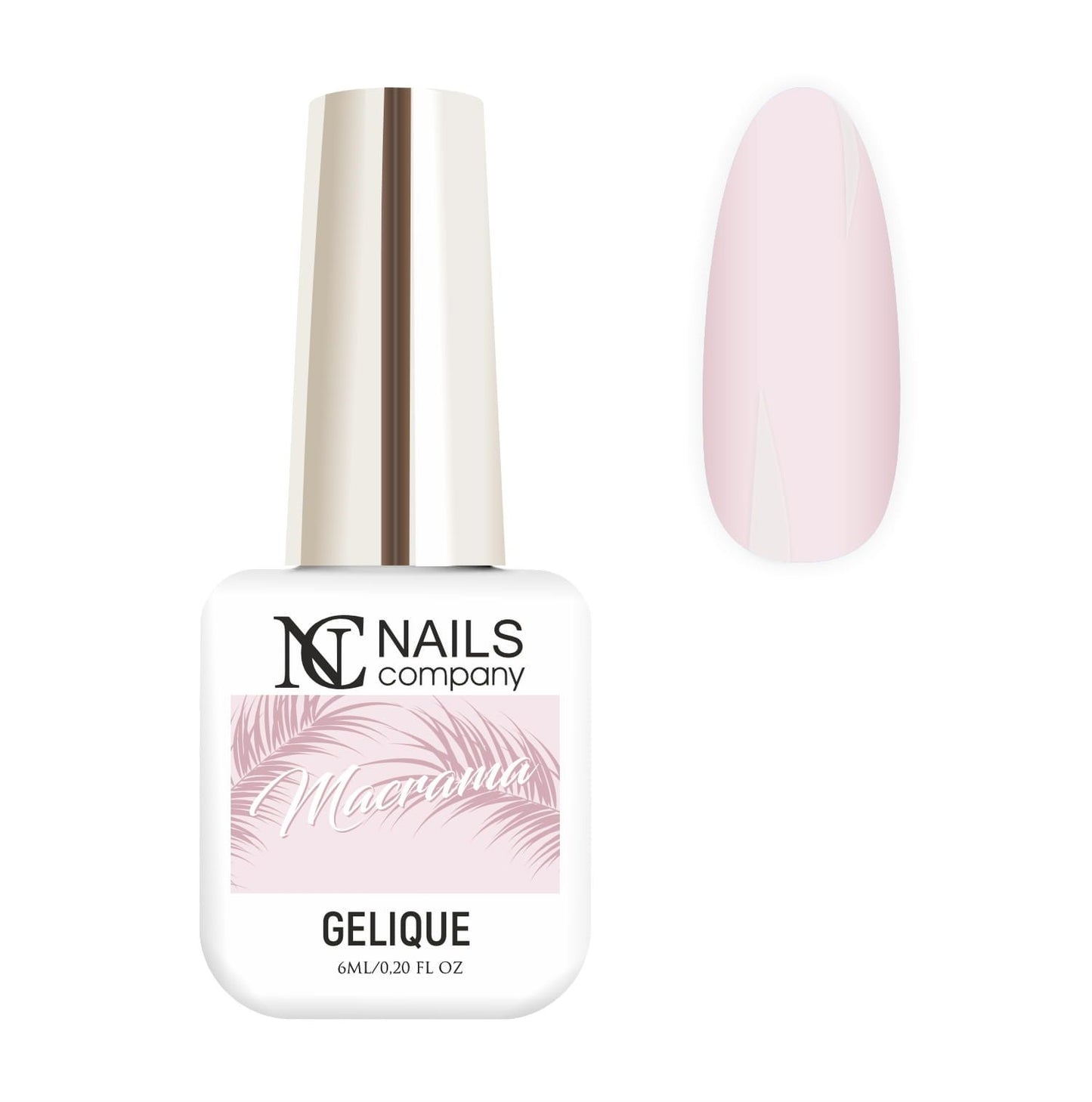 Flacon de vernis semi-permanent Macrama de Nails Company, collection Boho Vibes, accompagné de tips
