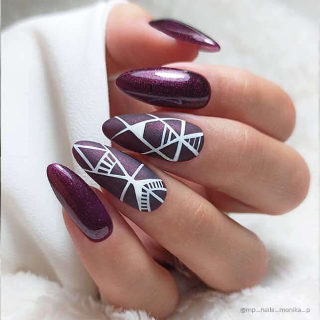Exemple de nail art avec le vernis semi-permanent Make a Wish de Nails Company, collection PS. I Miss You