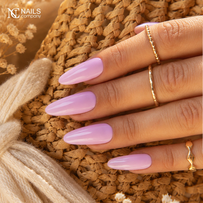Exemple de pose avec le vernis semi-permanent Oopsie Pink rose pastel de Nails Company, collection Maby Baby