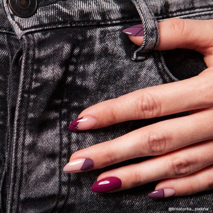 Manucure avec nail art réalisée au vernis semi permanent Proud Dreamer Nails Company bordeaux.