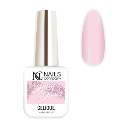 Flacon de vernis semi-permanent Shiny Dress de Nails Company, collection Boho Vibes, accompagné de tips