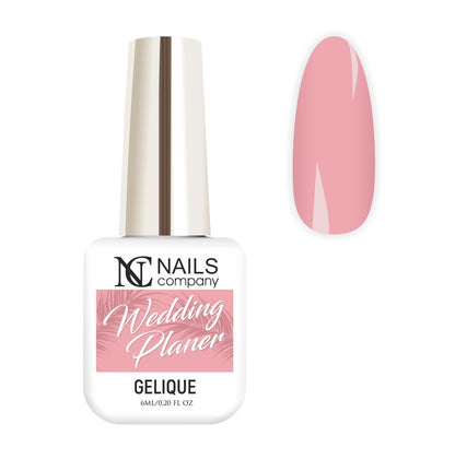 Flacon de vernis semi-permanent Wedding Planer de Nails Company, collection Boho Vibes, accompagné de tips